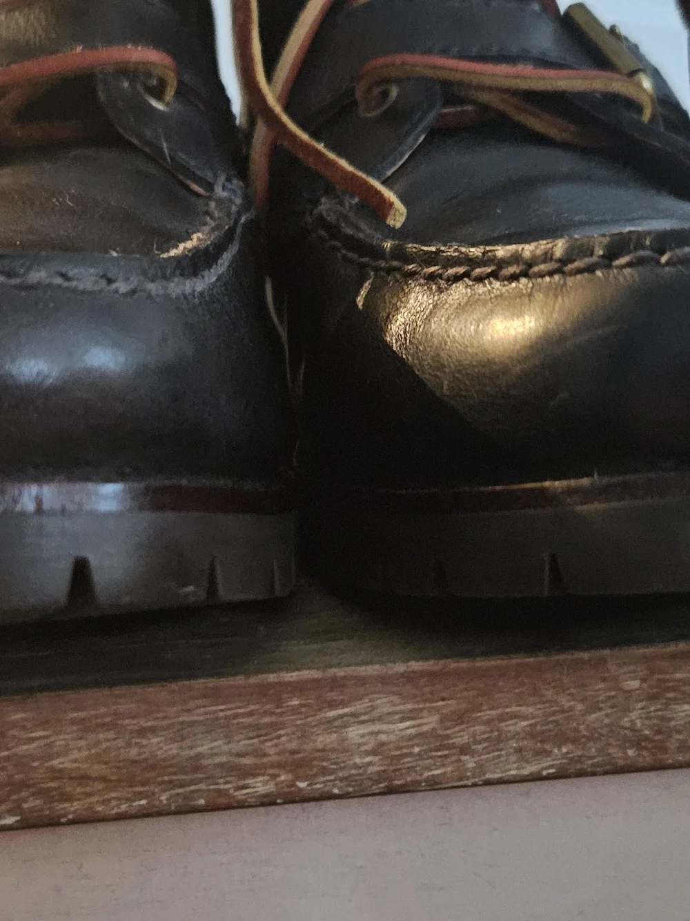 Ralph Lauren Newport Navy Leather Lace-Up Ranger Boots. Size: 11
